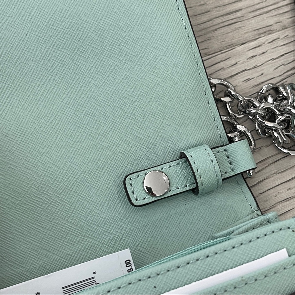 MICHAEL KORS | Jet Set Wallet On A Chain NWT - Picture 11 of 11